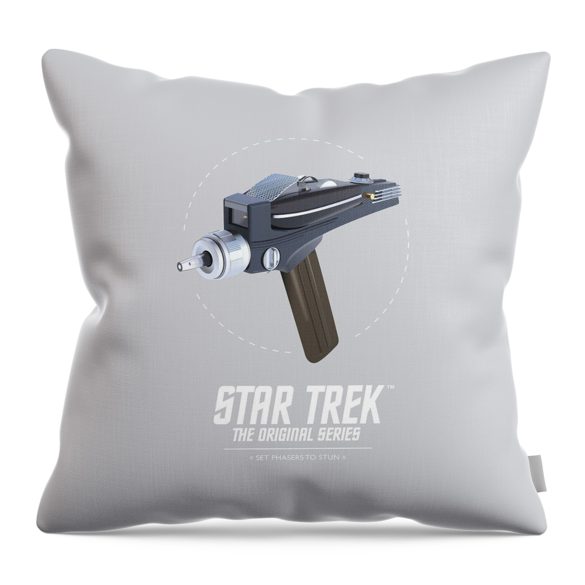 Star Trek Throw Pillow featuring the digital art Star Trek - Alternative Movie Poster by Movie Poster Boy