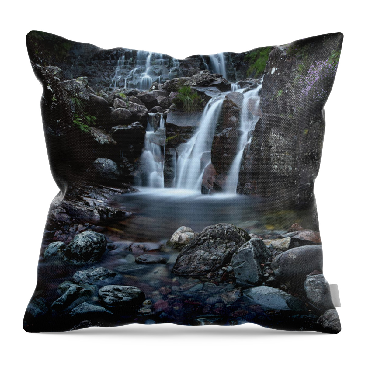 Nature Throw Pillow featuring the photograph Stickle Gill 3.0 by Yhun Suarez
