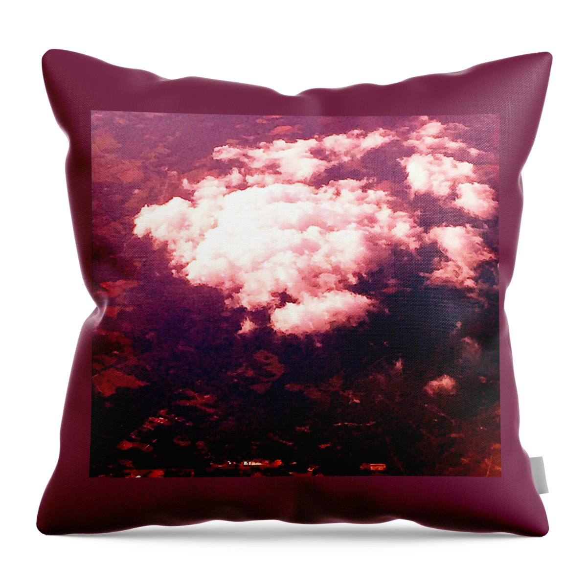 Throw Pillow featuring the photograph Stormy eyeee by Trevor A Smith