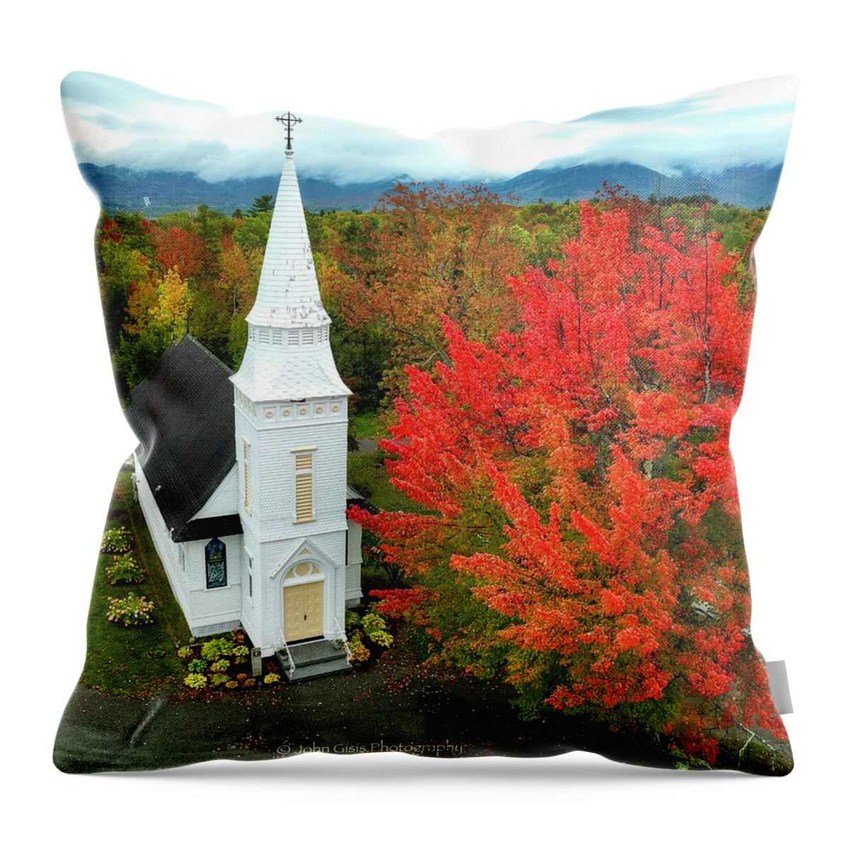  Throw Pillow featuring the photograph Sugar Hill by John Gisis