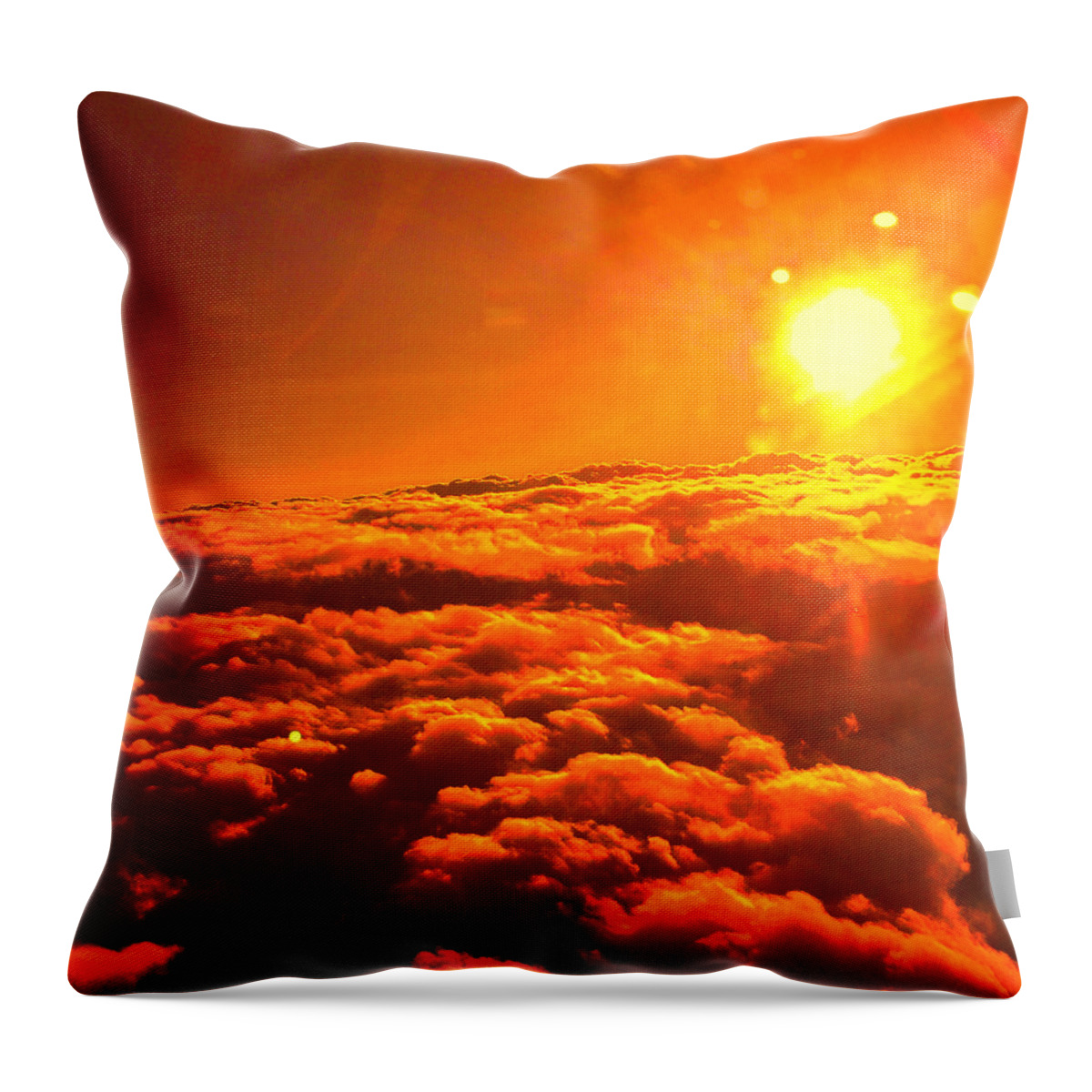 Sunrise Throw Pillow featuring the photograph Sunrise at sunset by Trevor A Smith