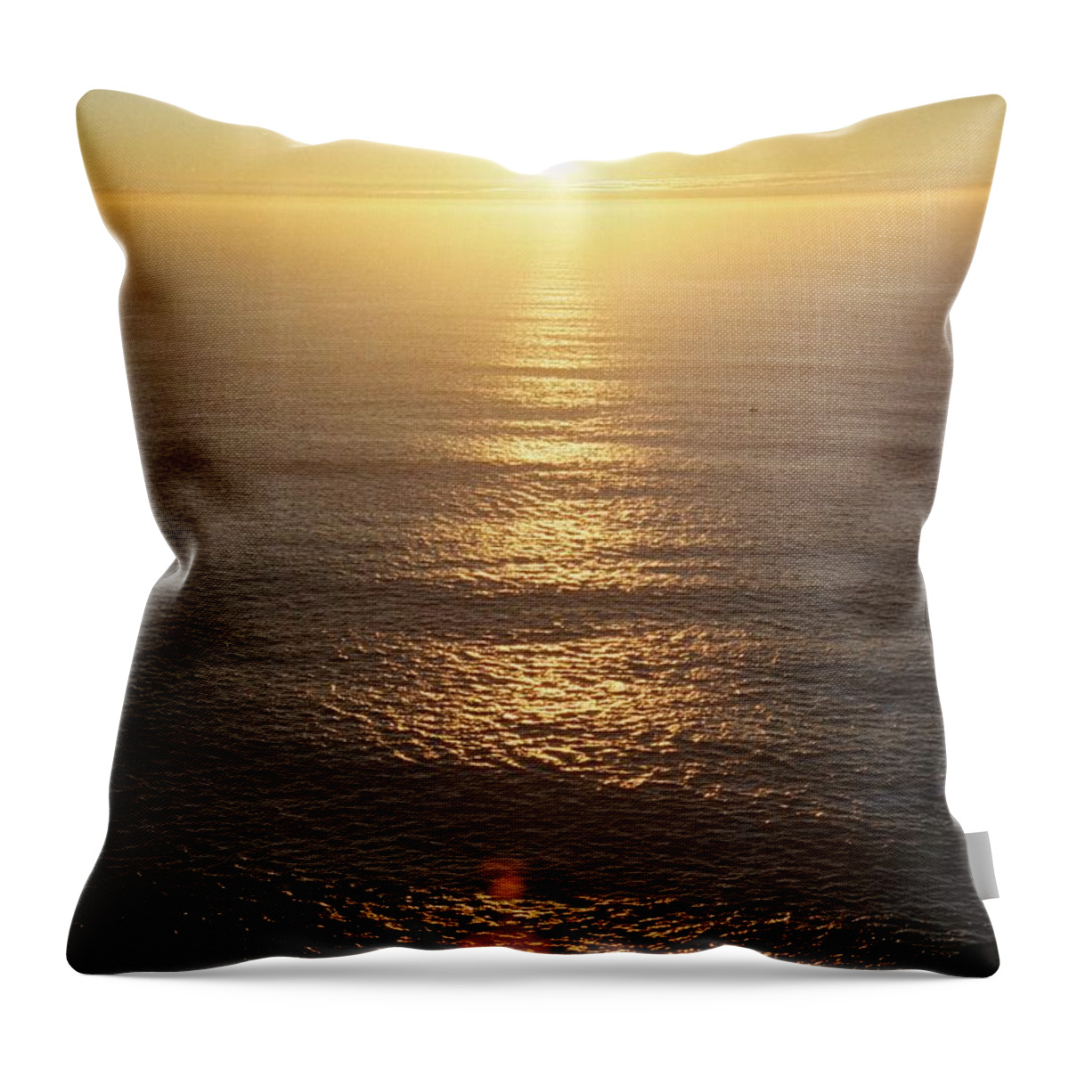 Bright Throw Pillow featuring the photograph Sunset by Barthelemy de Mazenod