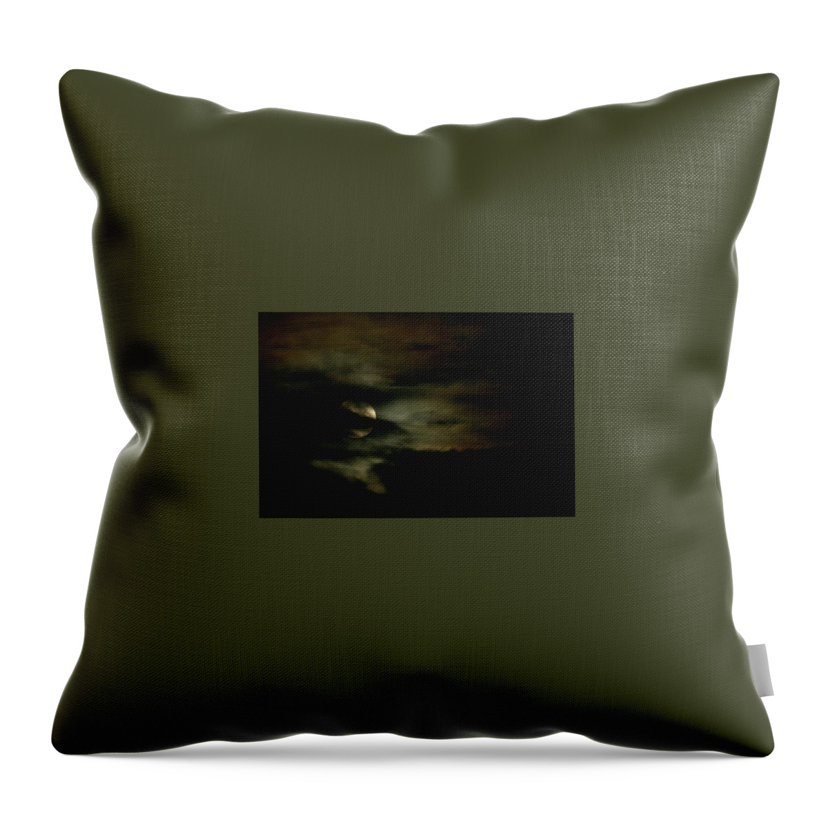  Throw Pillow featuring the photograph Super Moon Eclipse by Brad Nellis