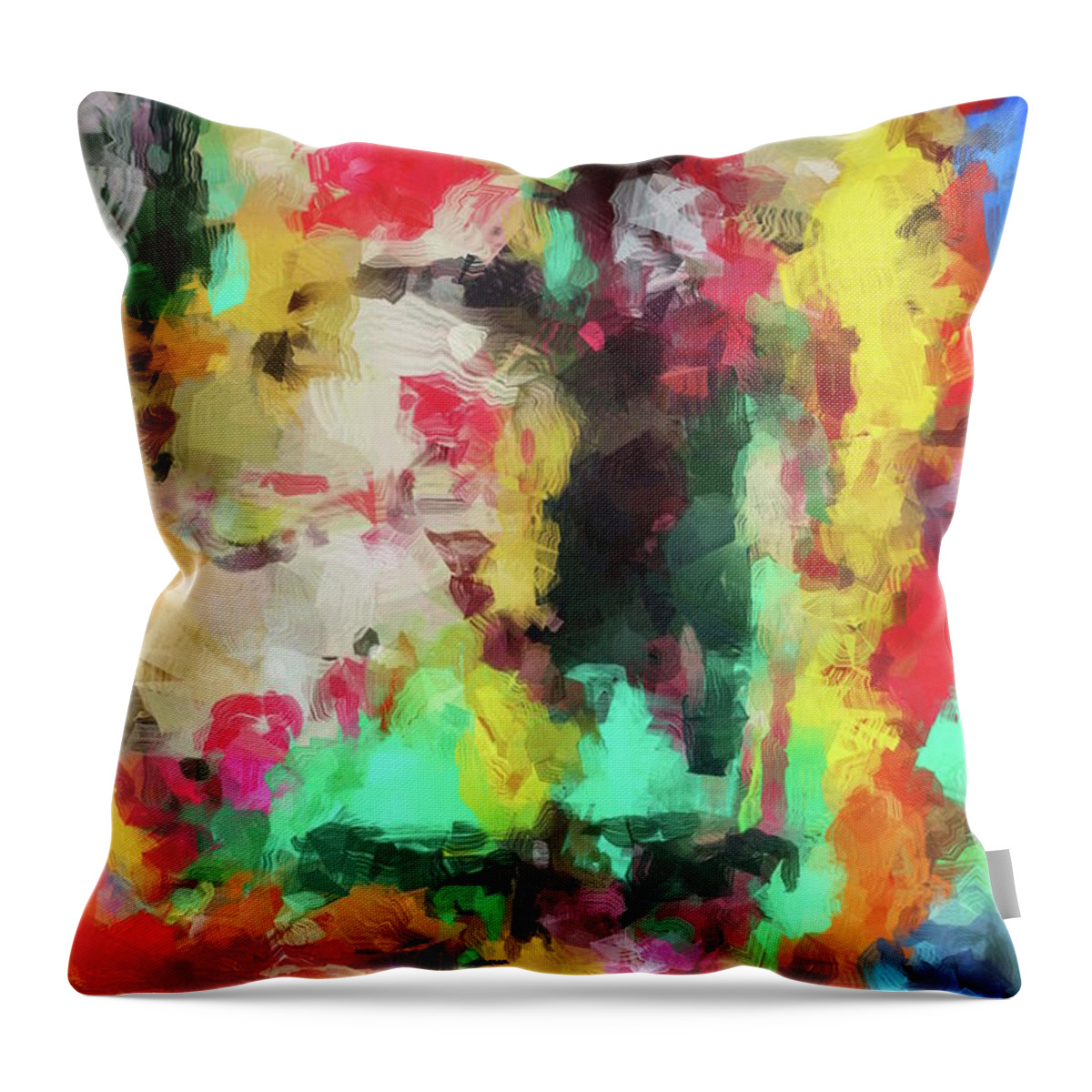  Throw Pillow featuring the photograph Tag Abstract by Al Harden