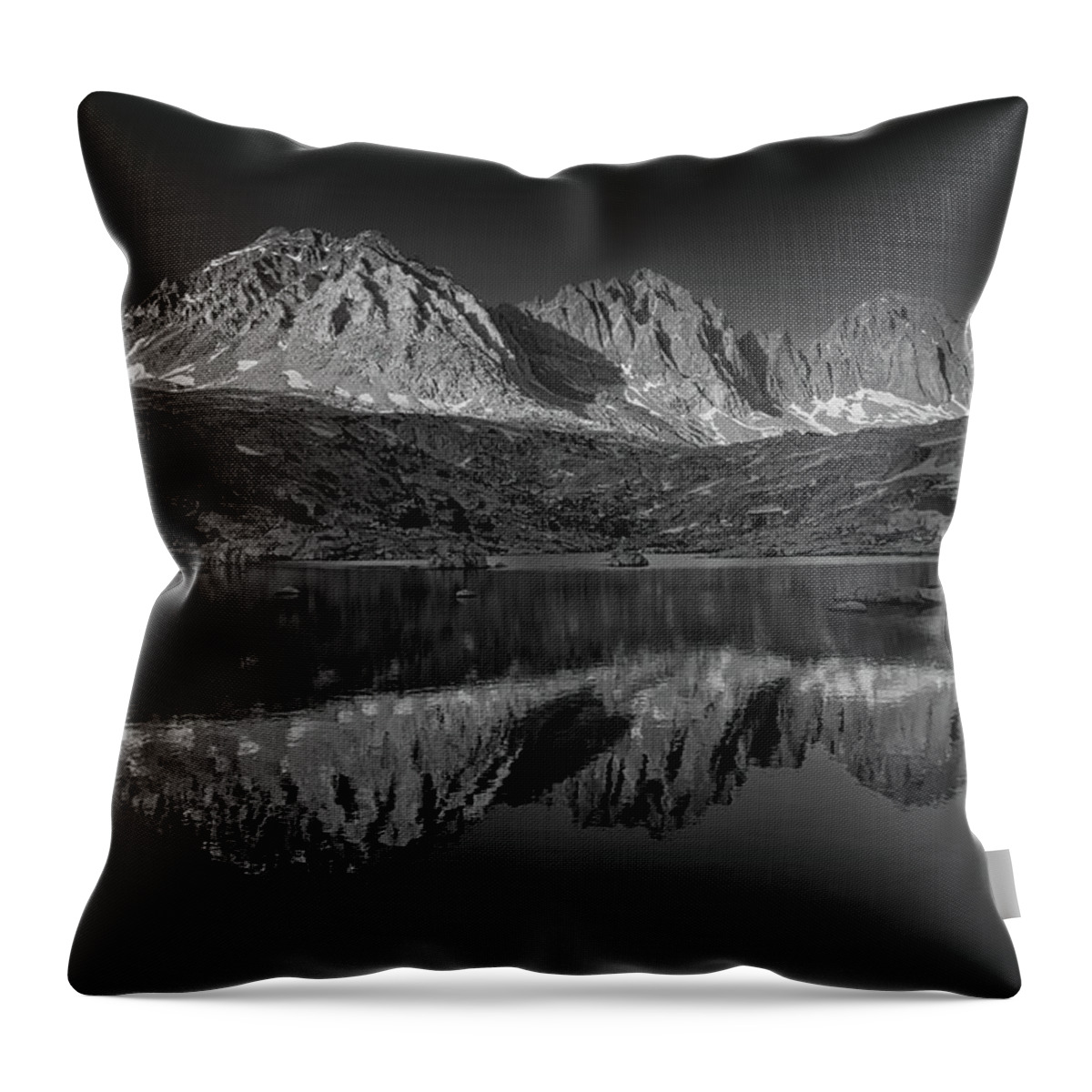 Dusy Basin Throw Pillow featuring the photograph Tertium Quid by Romeo Victor