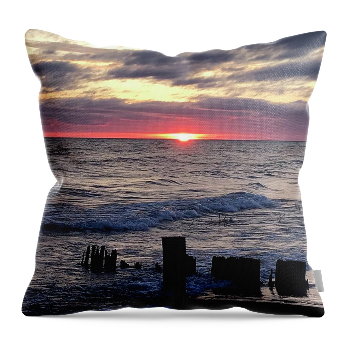 Photography Throw Pillow featuring the photograph The Curve by Lisa White