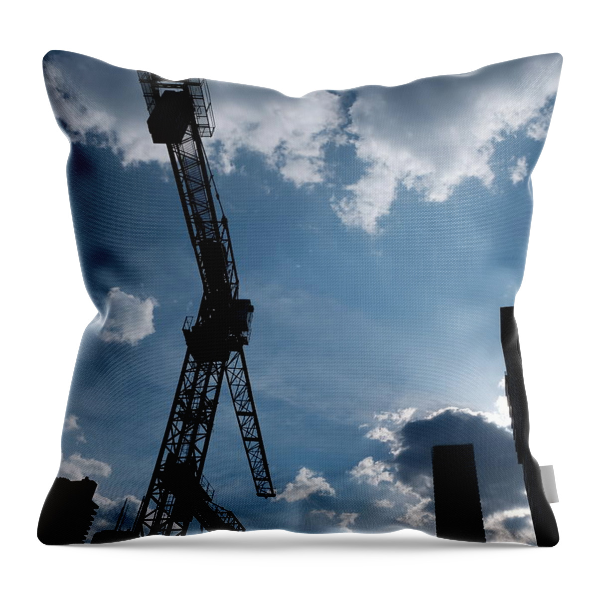Sky Throw Pillow featuring the photograph The Future Looks The Same by Kreddible Trout