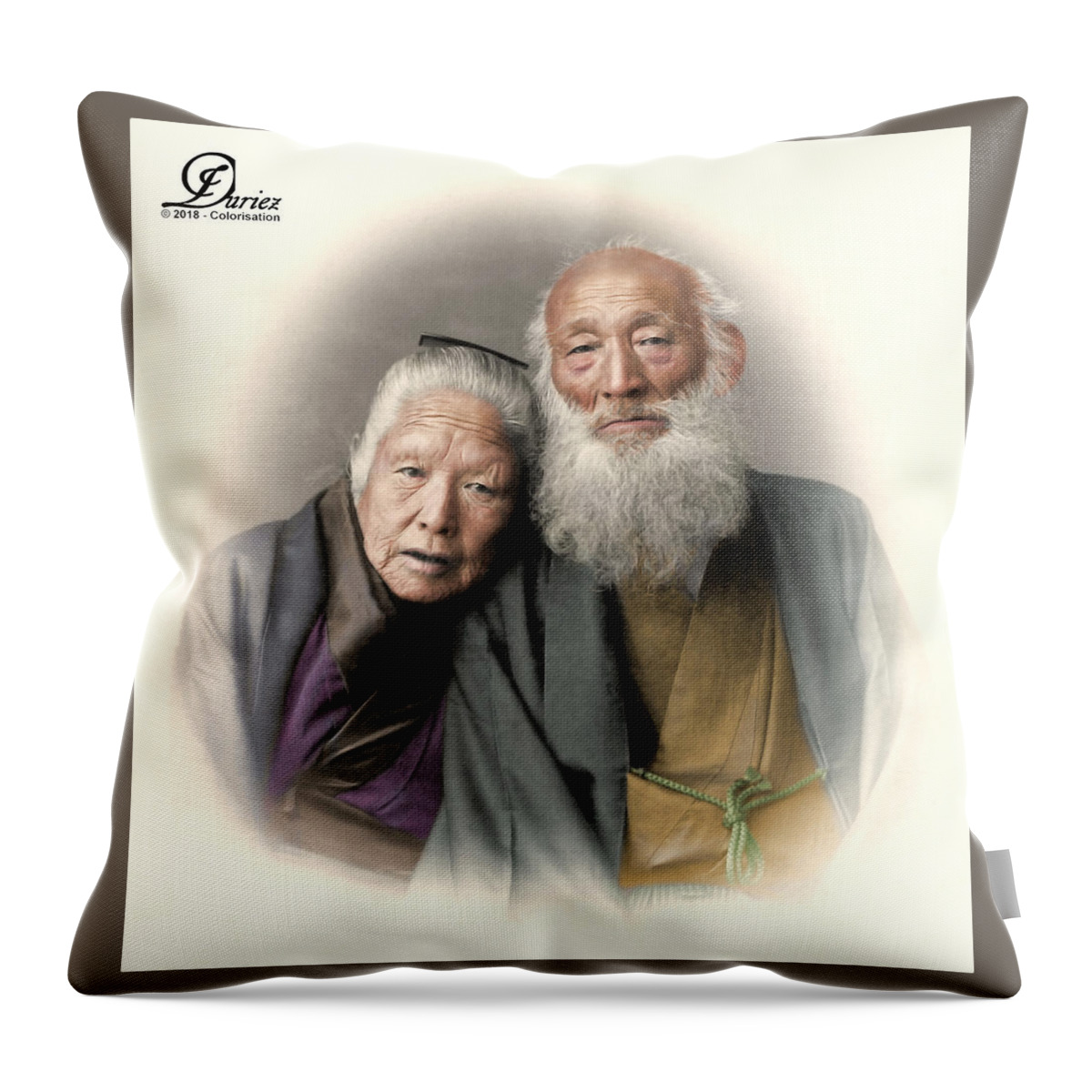 THE GEISHA'S GRANDPARENTS -- A Loving Japanese Couple in Old Age