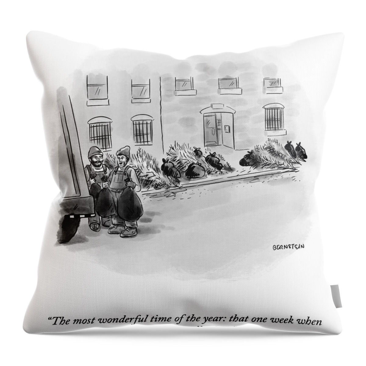 The Most Wonderful Time Of The Year Throw Pillow