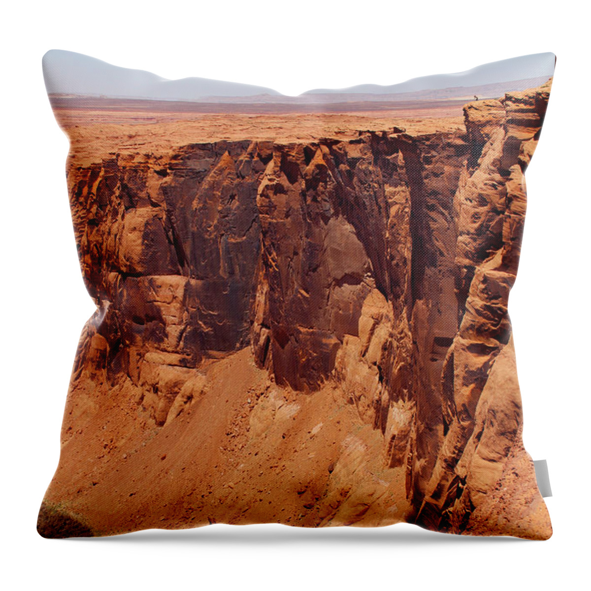 The Photographer Throw Pillow featuring the photograph The Photographer 2 by Mike McGlothlen