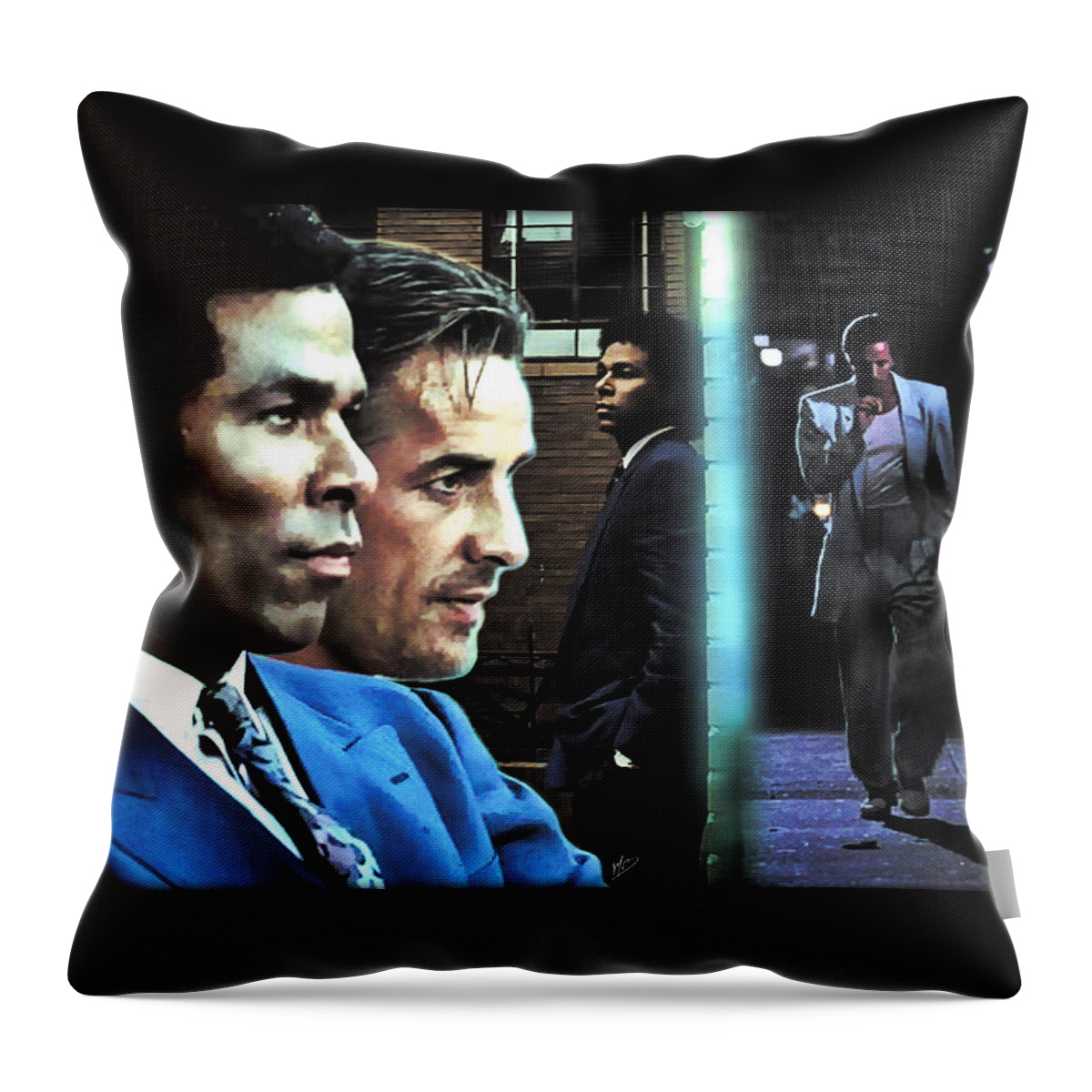 Miami Vice Throw Pillow featuring the digital art The Prodigal Son 5 by Mark Baranowski