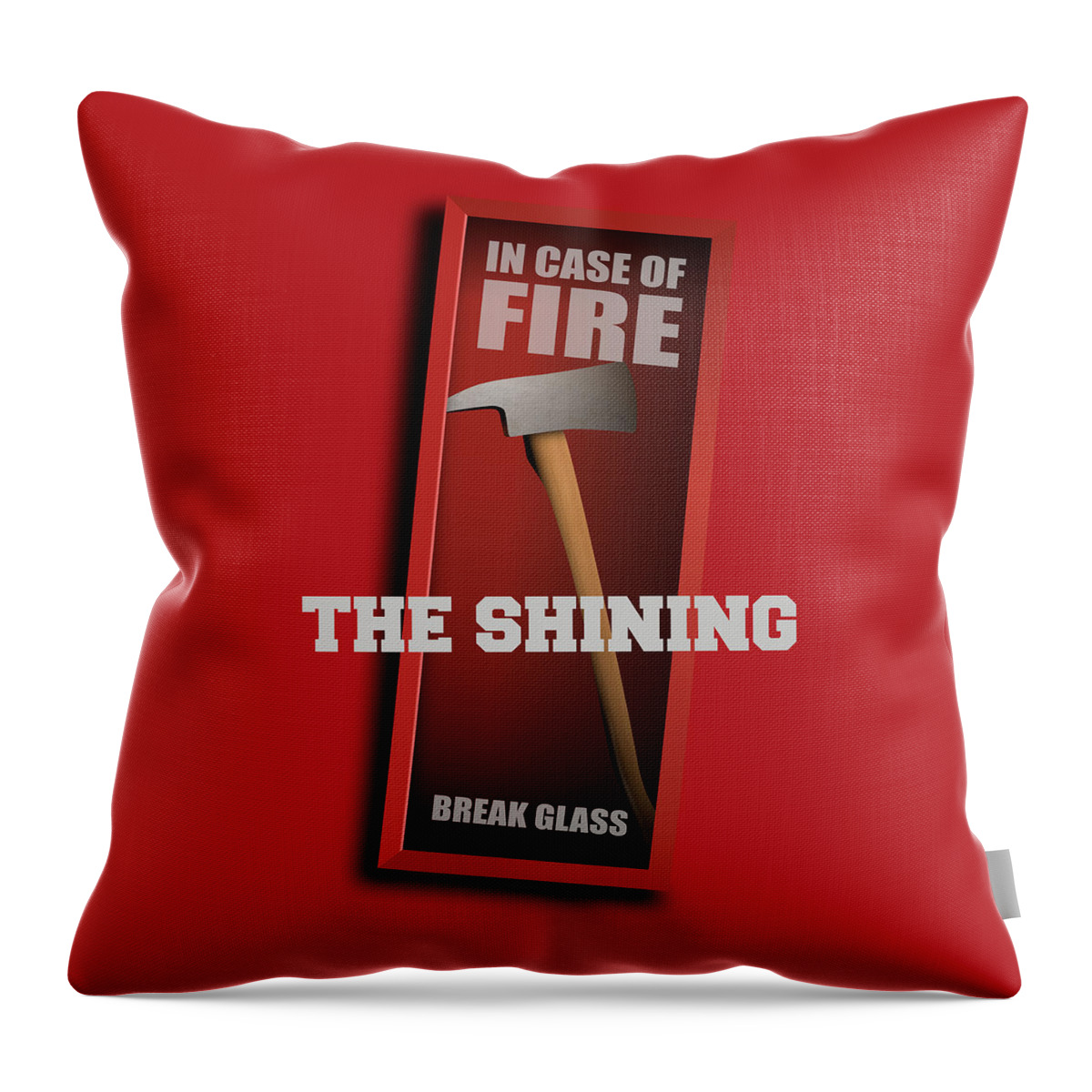 The Shining Throw Pillow featuring the digital art The Shining - Alternative Movie Poster by Movie Poster Boy