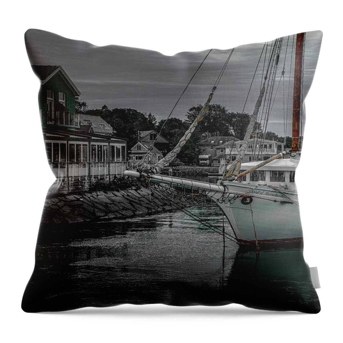  Spirit Restaurant Throw Pillow featuring the photograph The Spirit by Penny Polakoff