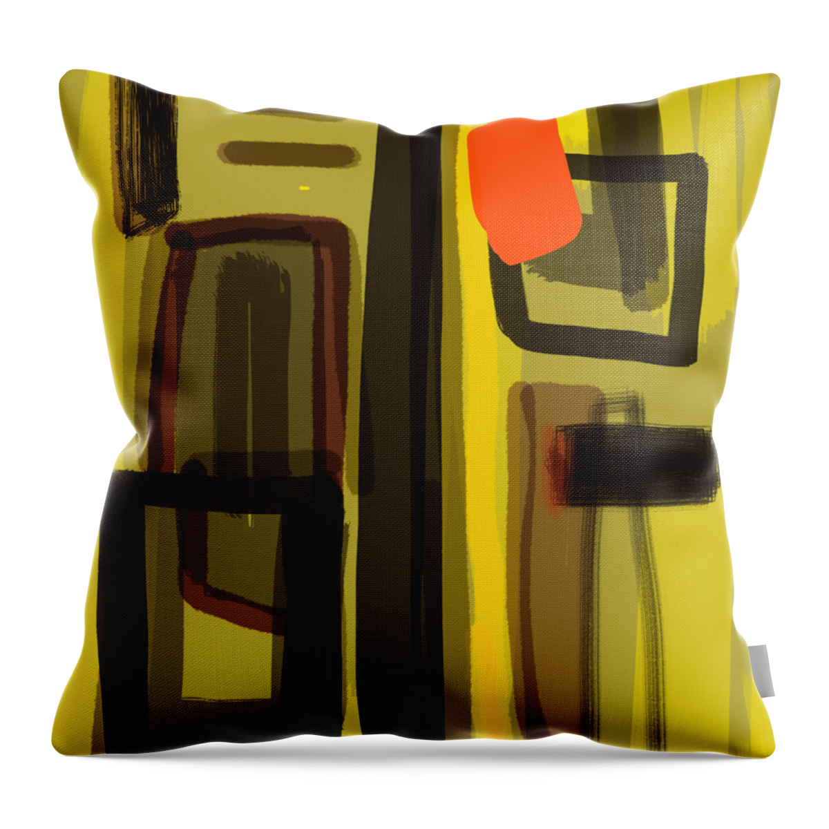 Win Throw Pillow featuring the digital art The Win Bar by Susan Fielder