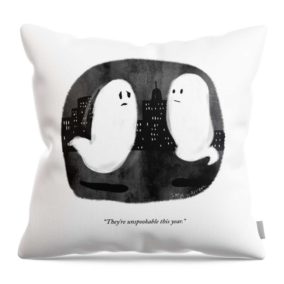 They're Unspookable Throw Pillow