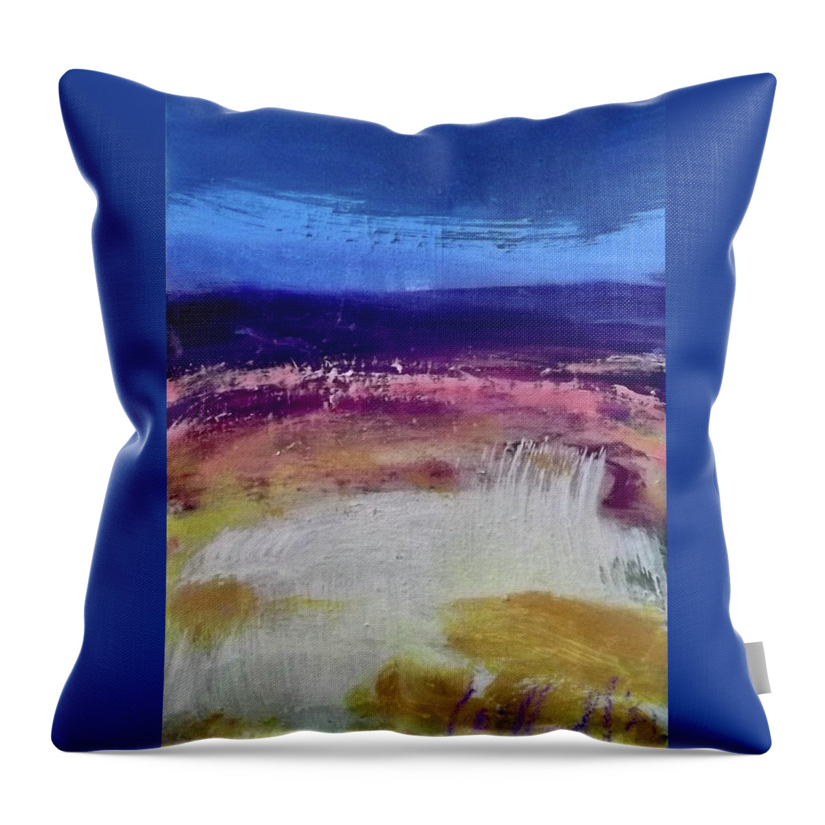 Painting Throw Pillow featuring the painting Tide Pool by Les Leffingwell