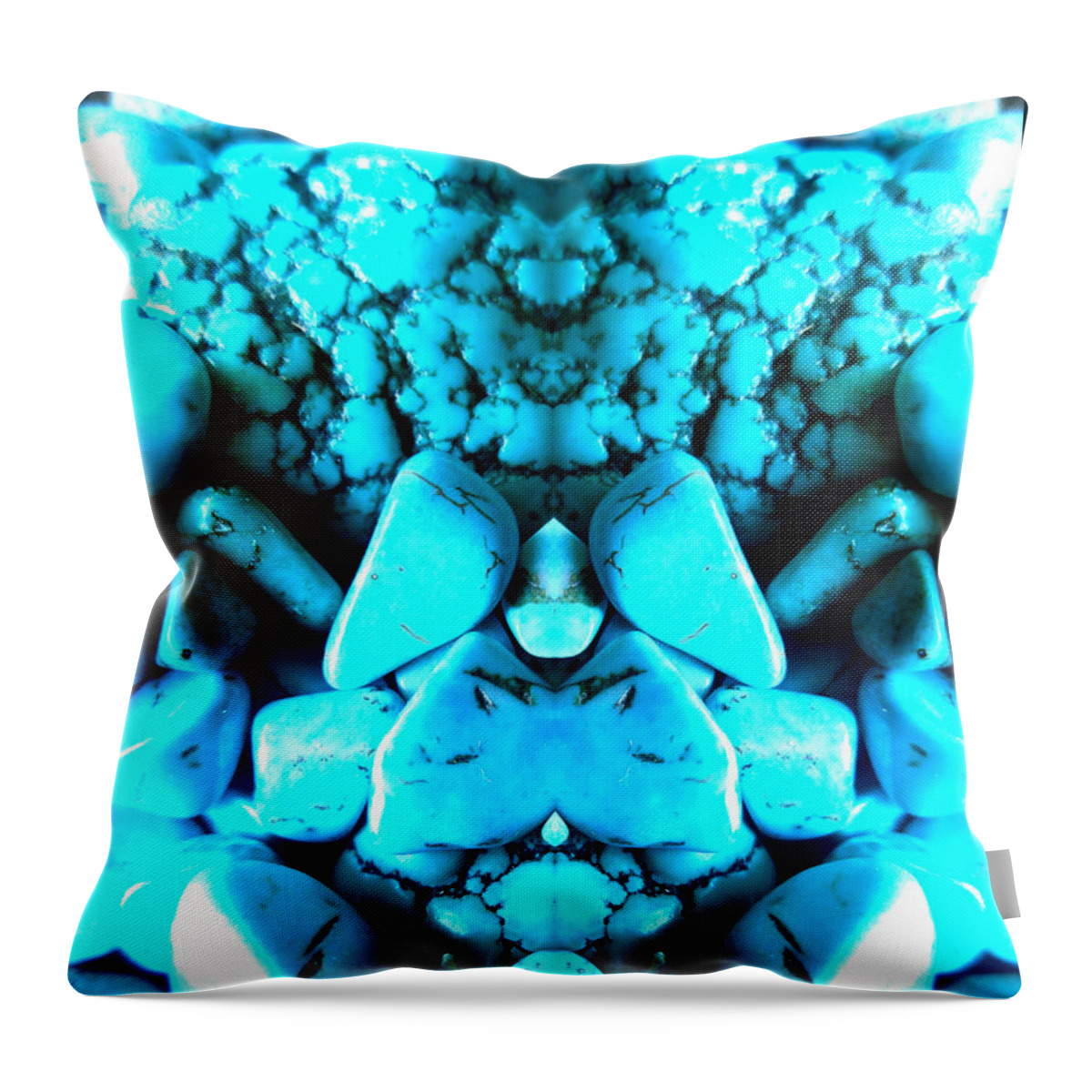 Turquoise Throw Pillow featuring the photograph Turquoise Titan by Stephenie Zagorski