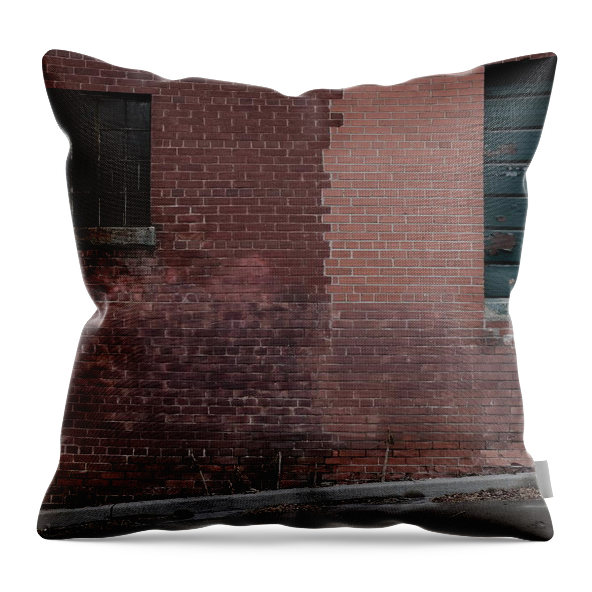 Urban Throw Pillow featuring the photograph Two Sides by Kreddible Trout