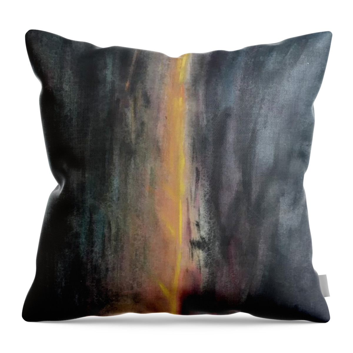 Ink Painting Throw Pillow featuring the painting Untitled by Carmen Lam