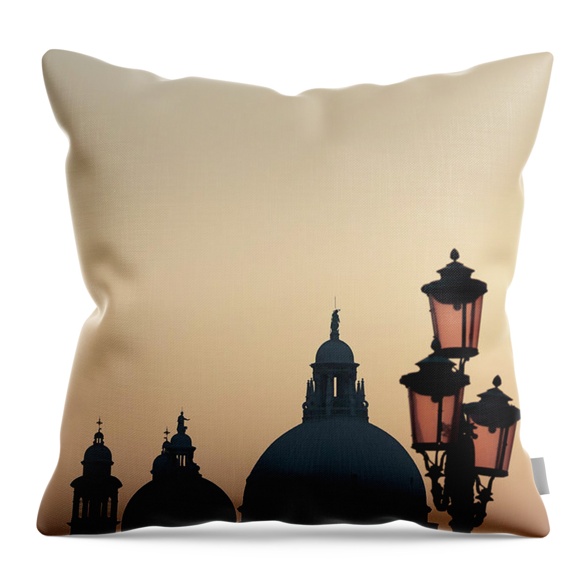 Italy Throw Pillow featuring the photograph Venince in the Evening by Andy Myatt