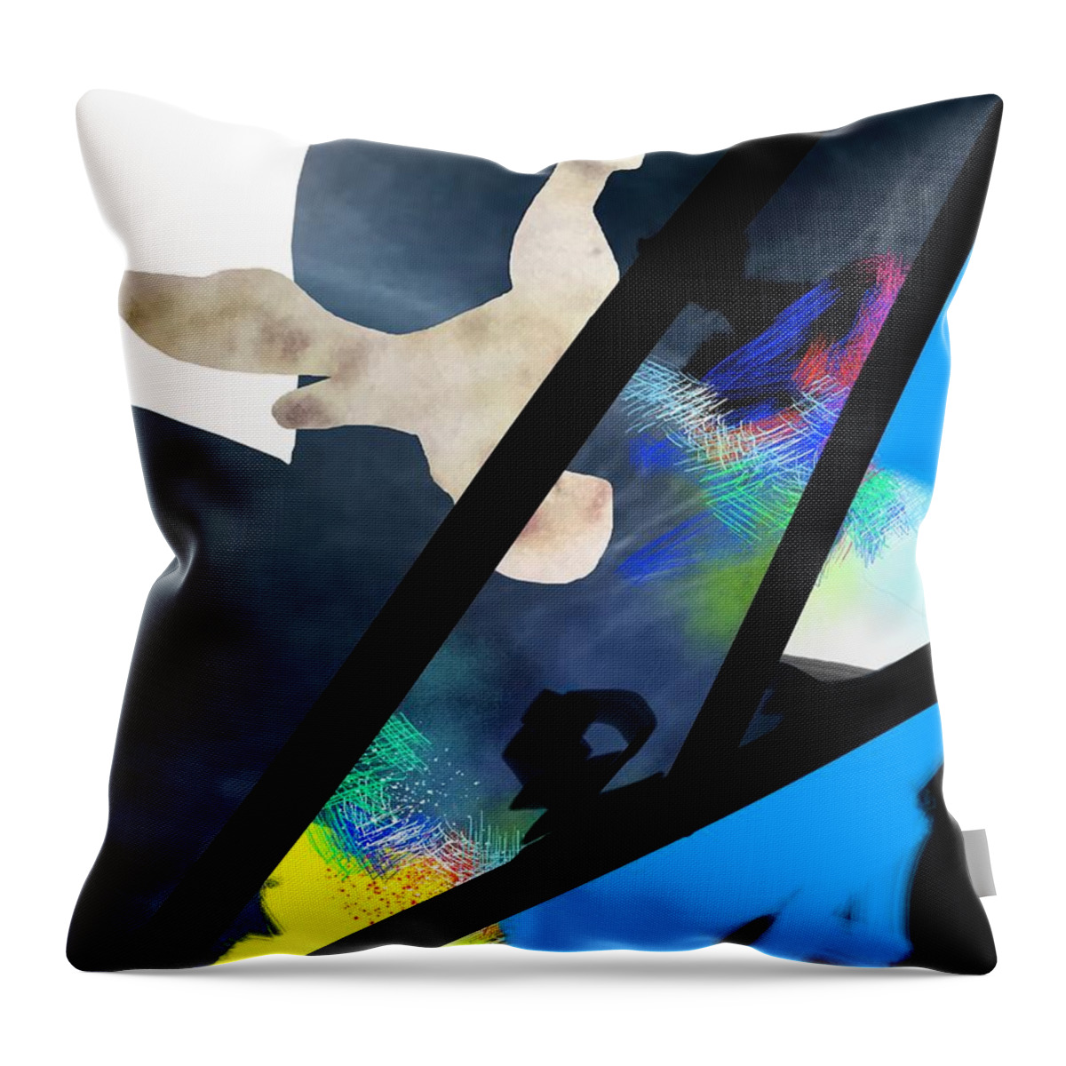Art Throw Pillow featuring the digital art We Needed To Meet by Jeremiah Ray