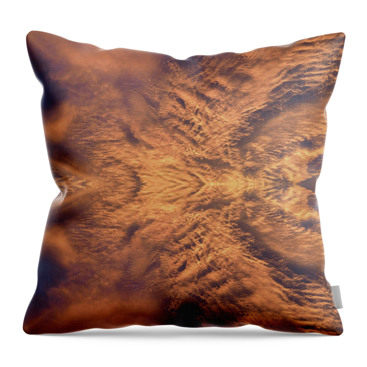 Clouds Throw Pillow featuring the digital art Wings of air and light by Adriana Mueller
