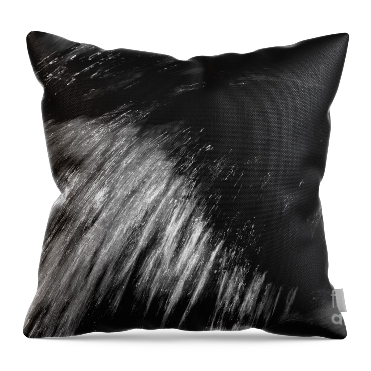 Landscapes Throw Pillow featuring the photograph Zion Waterfall by John F Tsumas