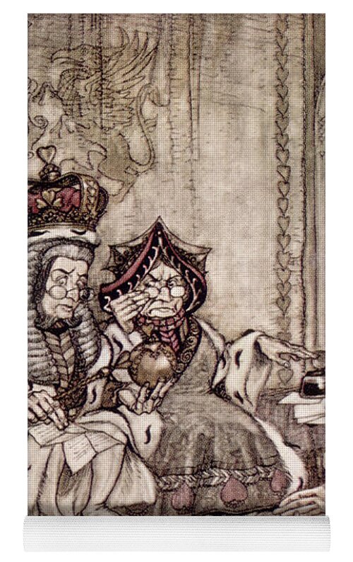 Knave Before The King And Queen Of Hearts Illustration To Alice S