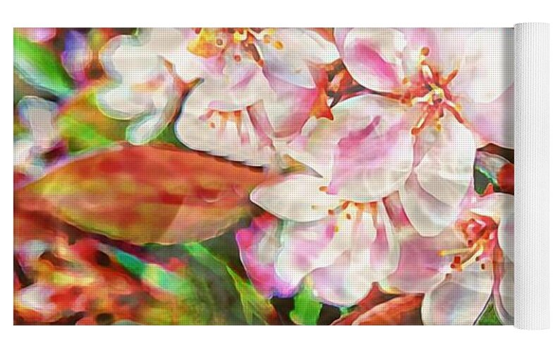 April Flowers Yoga Mat For Sale By Zenya Zenyaris