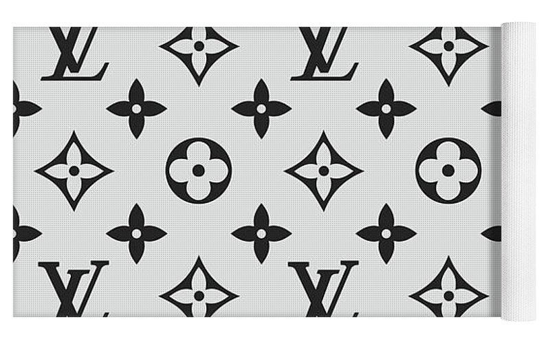 Louis Vuitton Pattern Lv 07 Grey Yoga Mat for Sale by TUSCAN Afternoon
