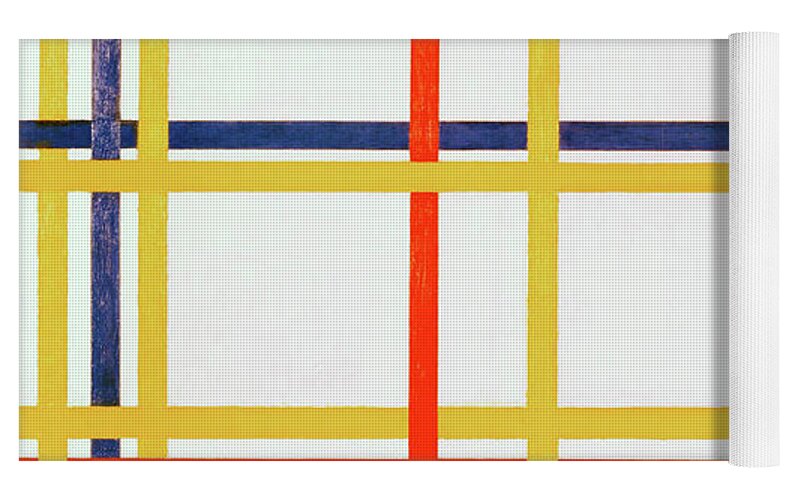 New York City I Yoga Mat for Sale by Piet Mondrian