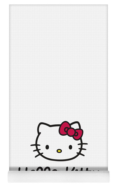 Cute Hello Kitty Cat Yoga Mat by Botolsaos - Pixels