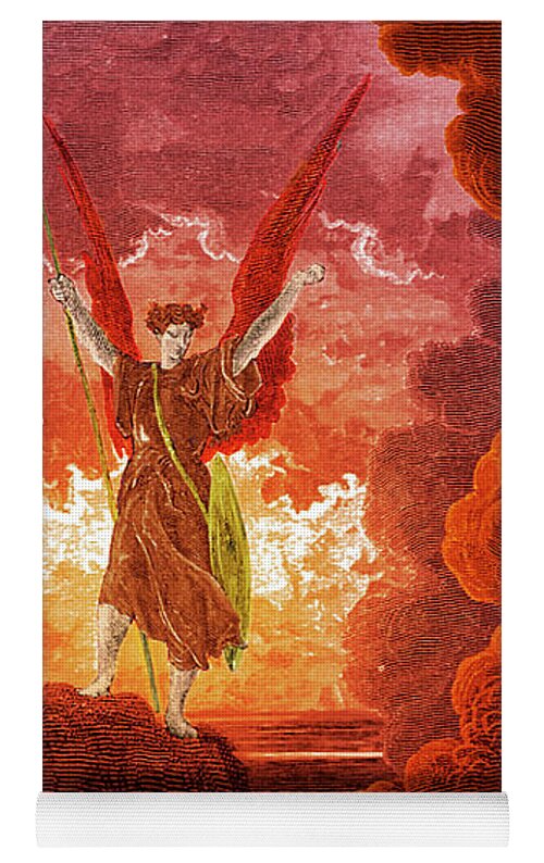 Gustave Dore - Paradise Lost Satan Profile | Greeting Card