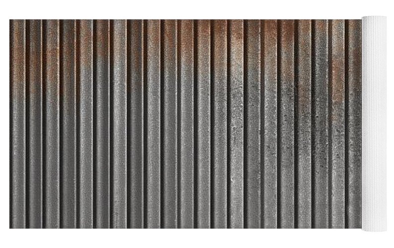 Wide Format Wall Panel With Magnetic and Non-magnetic Metal Sheet Backing  Rusted Textures Series: Vintage Rusted Metal 
