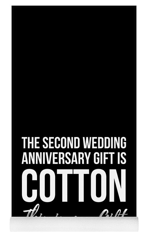 2nd Wedding Anniversary Marriage Gifts For Couple Design Drawing by Noirty  Designs - Pixels