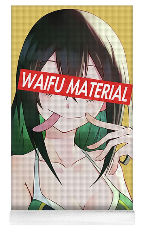 Tsuyu Asui Froppy MHA Boku no Hero Academia Waifu Anime manga series fanart  hentai ahegao oppai Yoga Mat by Mad Lab - Fine Art America