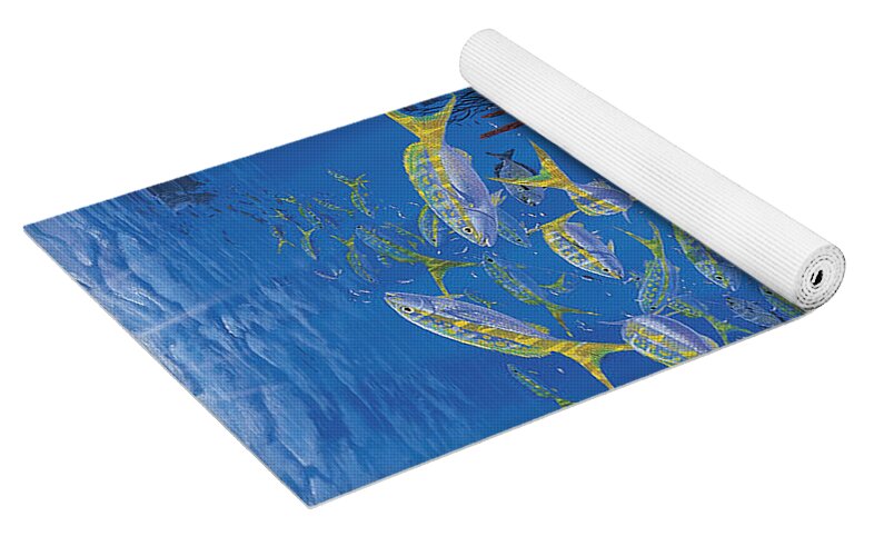 Chum line Re0013 Yoga Mat for Sale by Carey Chen
