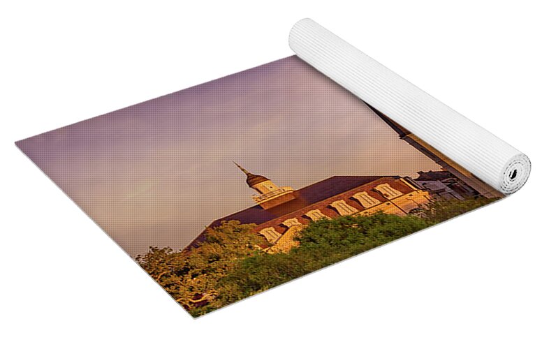 St. Louis Cathedral at Sunrise Yoga Mat for Sale by Patrick Civello