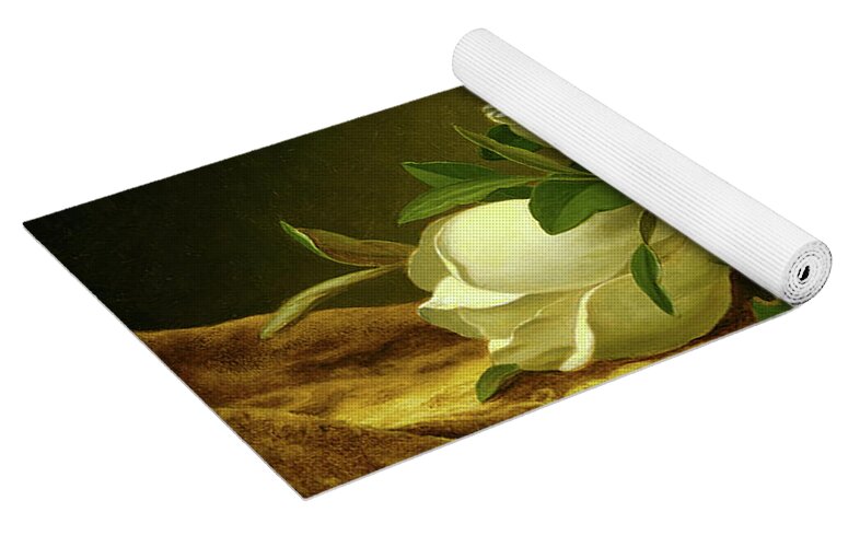 Magnolias on Gold Velvet Cloth by Martin Johnson Heade