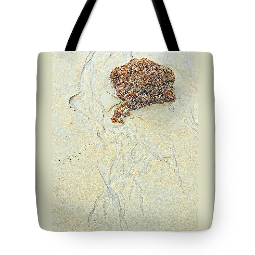 Beachscape Tote Bag featuring the photograph Beach Sand 2 by Marcia Lee Jones