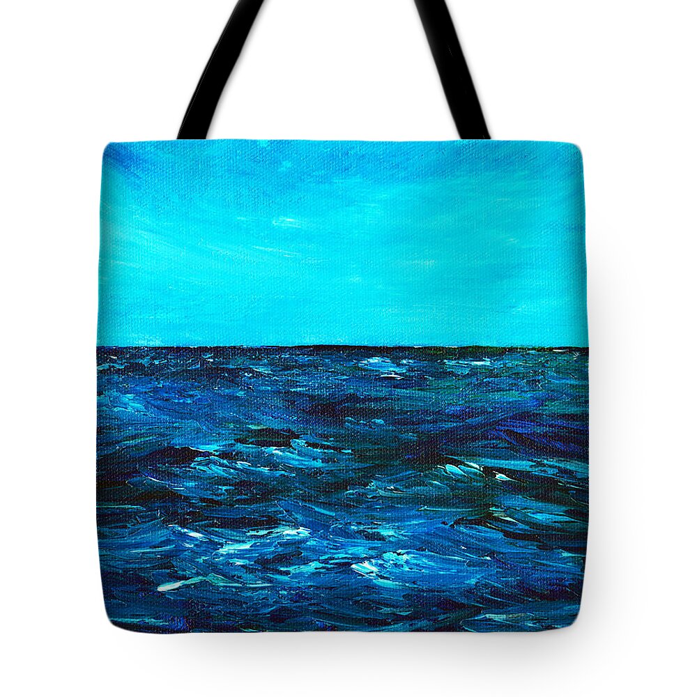 Gift Tote Bag featuring the painting Body of Water by Anastasiya Malakhova