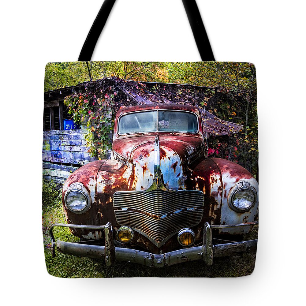 1940 Tote Bag featuring the photograph 1940 Dodge by Debra and Dave Vanderlaan