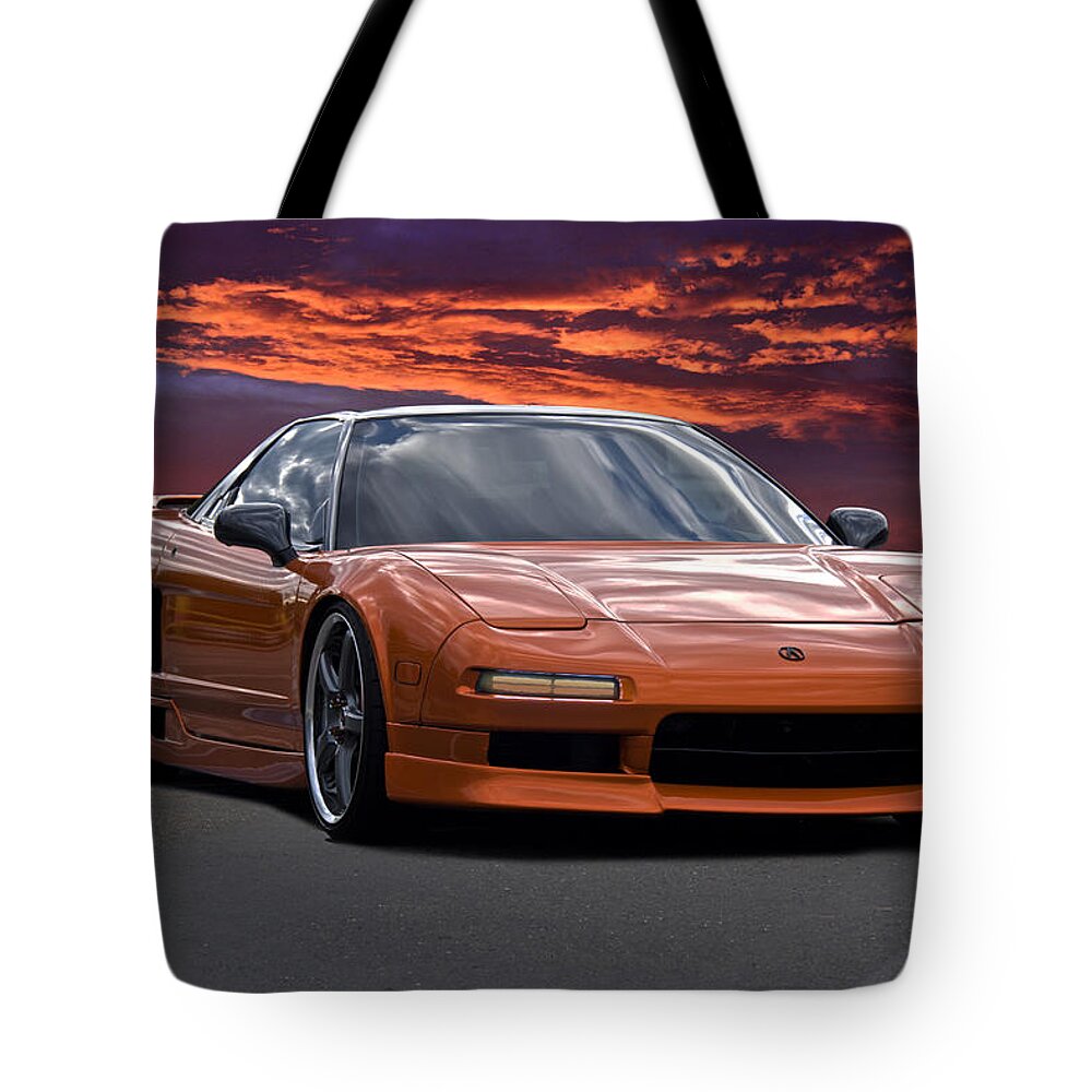 Auto Tote Bag featuring the photograph 1996 Acura NSX by Dave Koontz