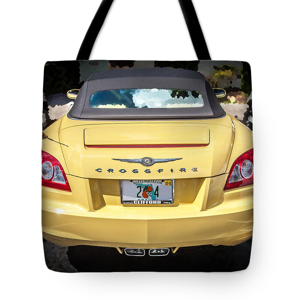 2008 Chrysler Tote Bag featuring the photograph 2008 Chrysler Crossfire Convertible #1 by Rich Franco