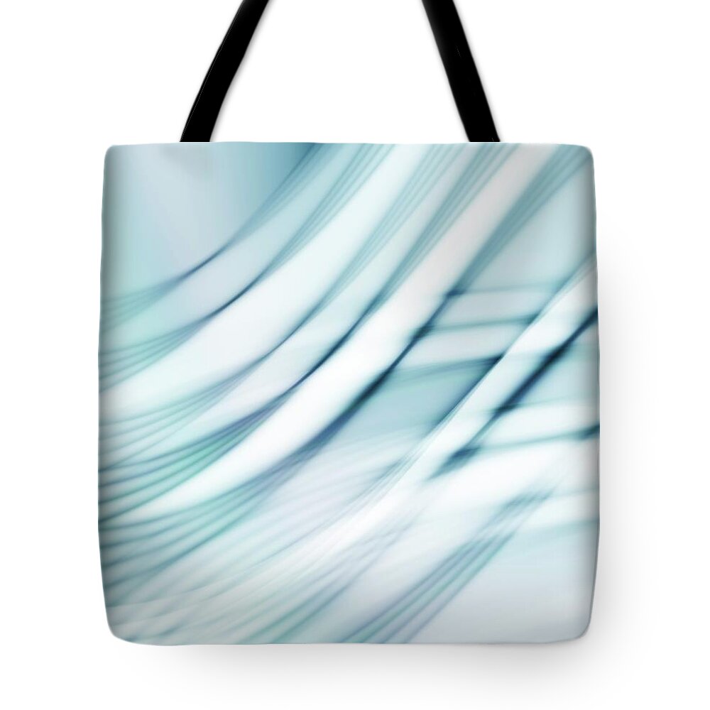 Grid Tote Bag featuring the digital art Abstract Pattern, Artwork #1 by Pasieka