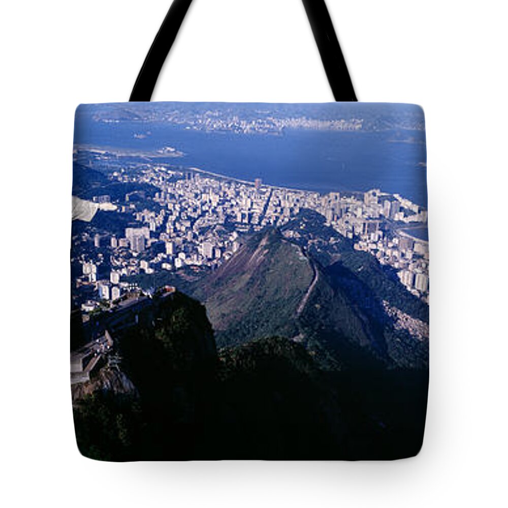 Photography Tote Bag featuring the photograph Aerial, Rio De Janeiro, Brazil #1 by Panoramic Images