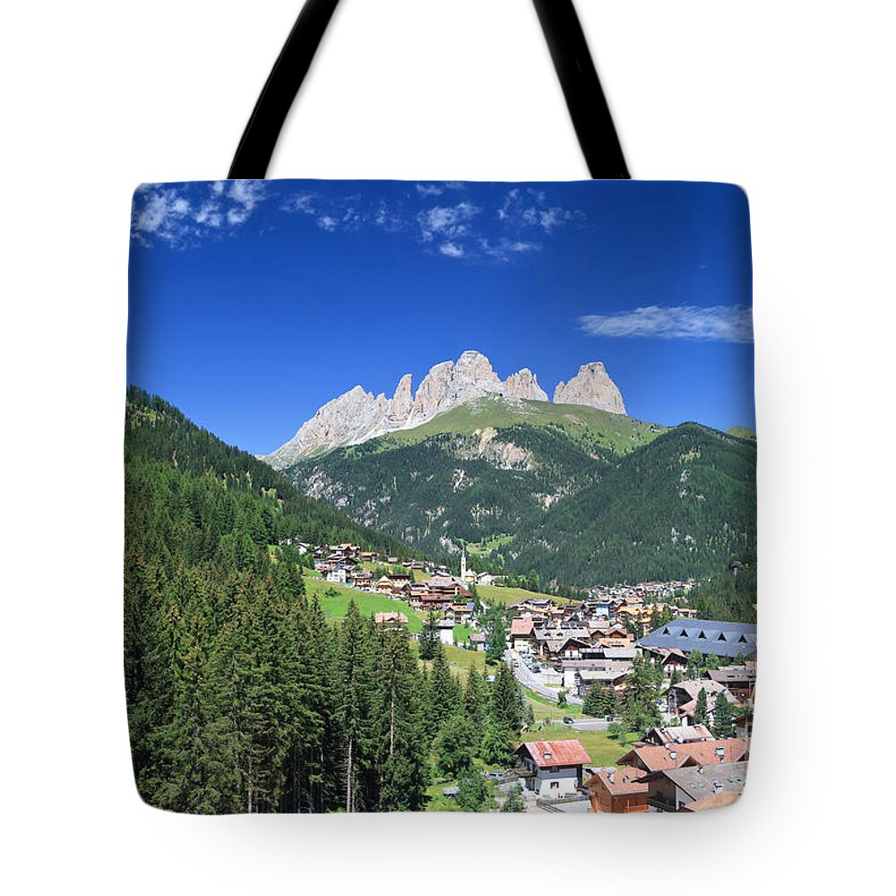 Alpine Tote Bag featuring the photograph Alba di Canazei - Italy #1 by Antonio Scarpi