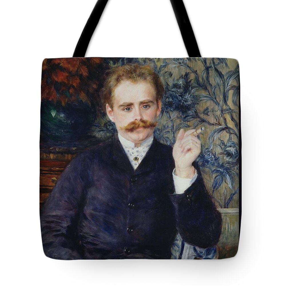 Renoir Tote Bag featuring the painting Albert Cahen d Anvers by Pierre Auguste Renoir