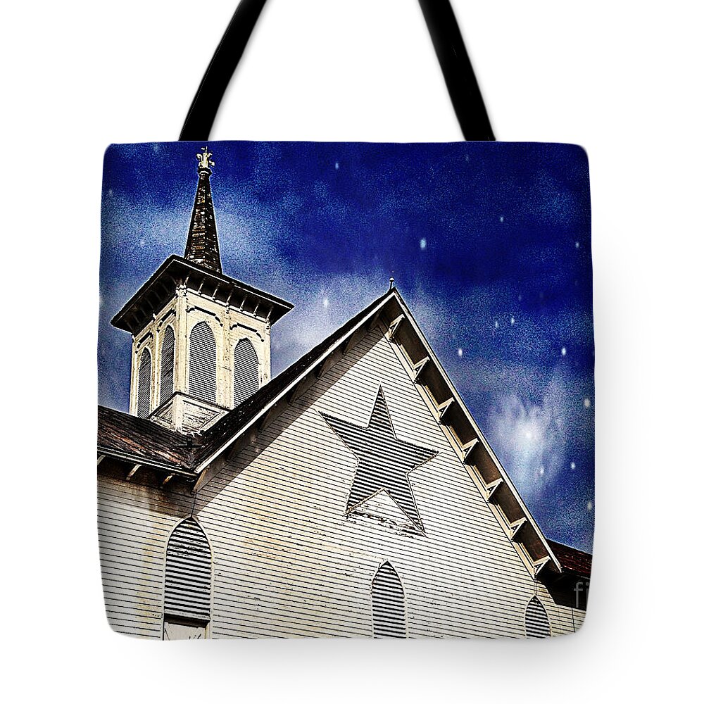 Star Tote Bag featuring the digital art Angels Among Us #2 by Kevyn Bashore