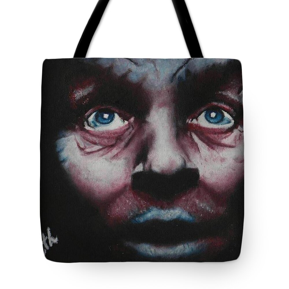 Anthony Hopkins Tote Bag featuring the painting Anthony Hopkins by Cassy Allsworth
